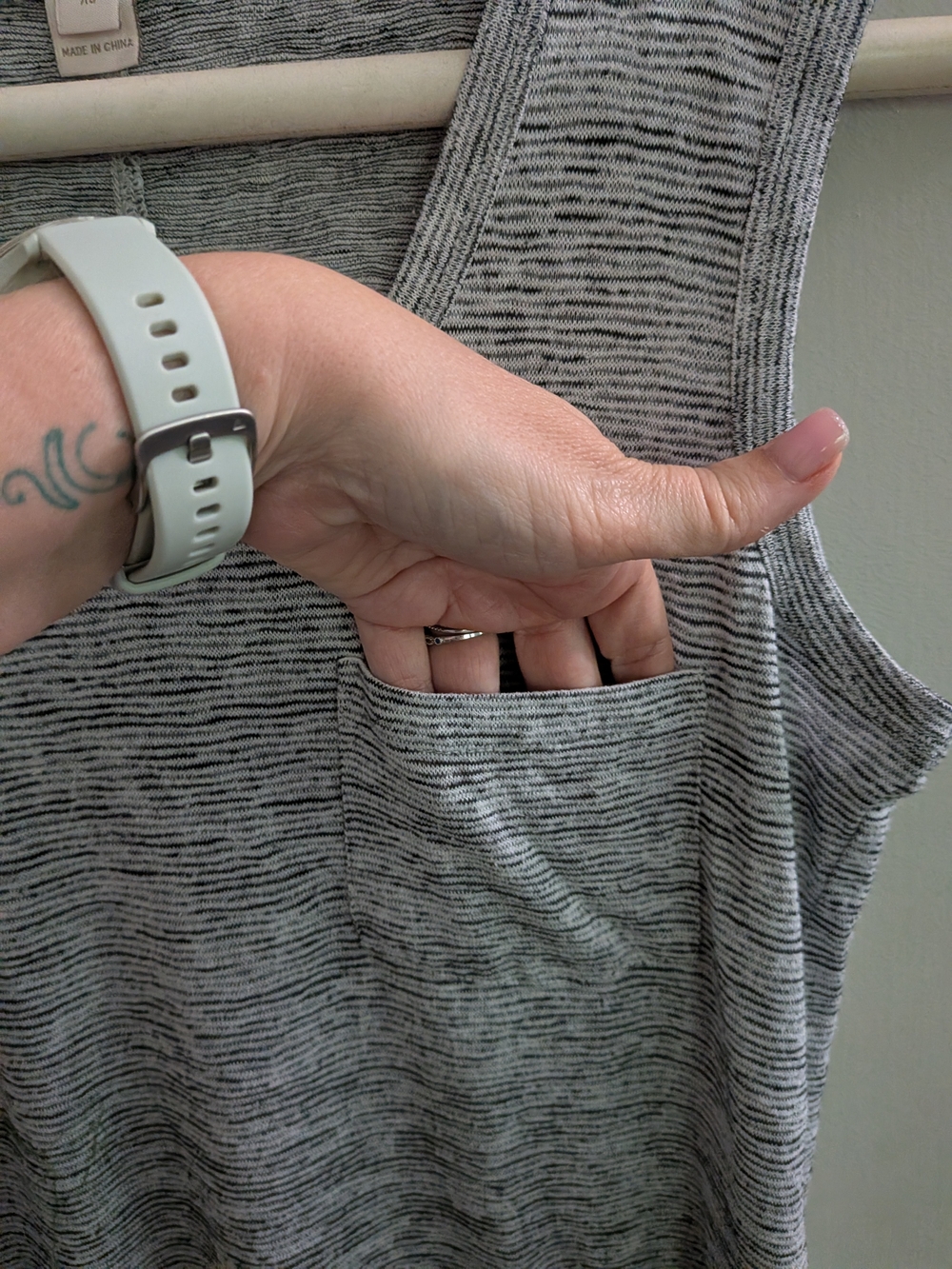 J. Crew XD Heather Gray Knit Shift Tank Dress Luxury Summer Travel Classic EUC - Picture 4 of 5